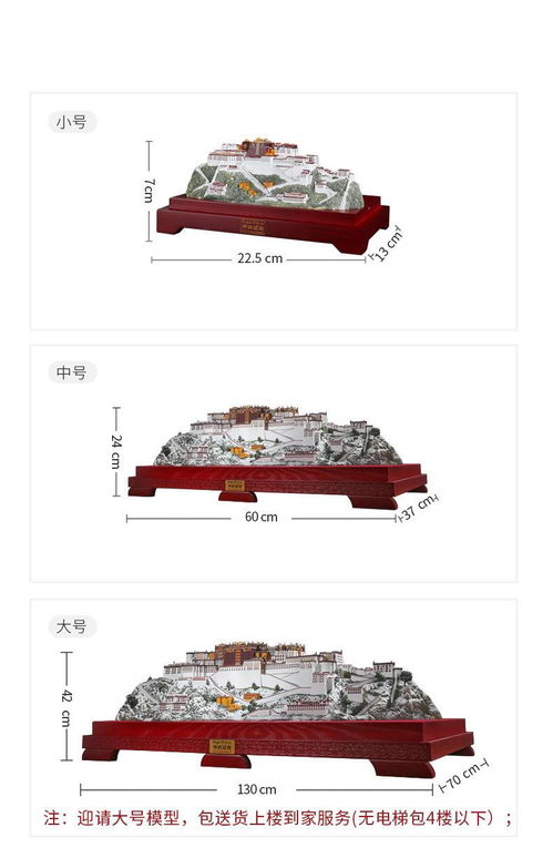 布达拉宫高仿真建筑模型 将圣殿气韵融入现代生活